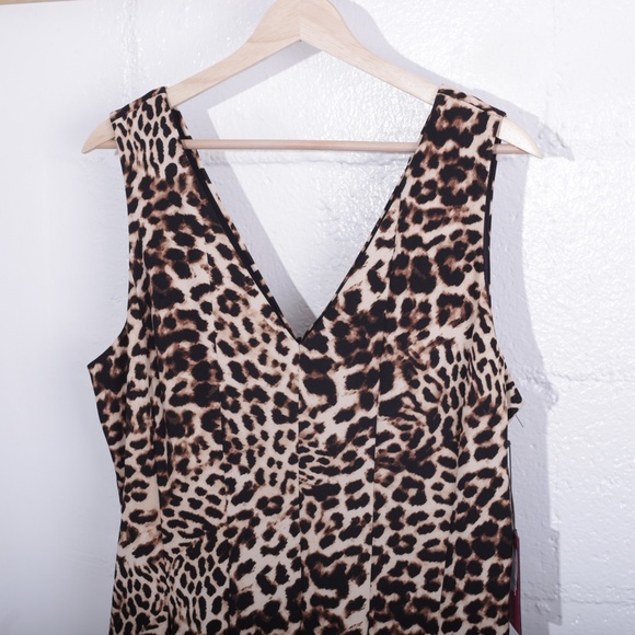 Vince Camuto Animal Print Dress - Picture 3 of 8